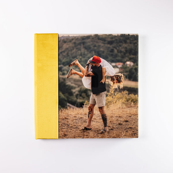 Fotokniha akryl & samet Barcelona