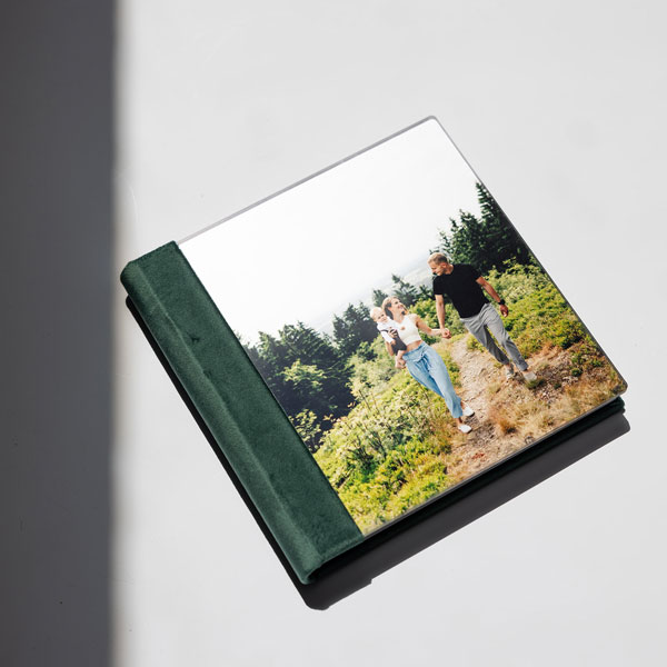 Fotokniha akryl & samet Barcelona