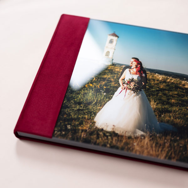 Fotokniha akryl & samet Barcelona