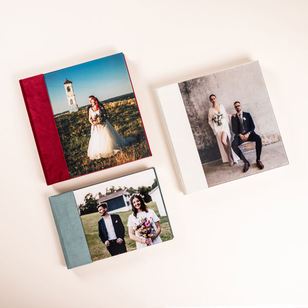 Fotokniha akryl & samet Barcelona