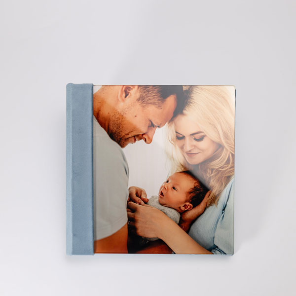 Fotokniha akryl & samet Barcelona