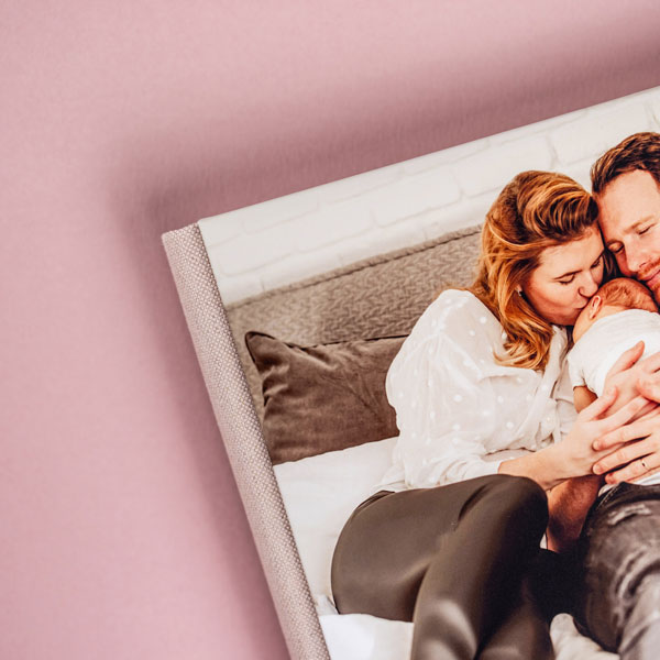 Fotokniha s měkkou fotkou & plátno Sofia