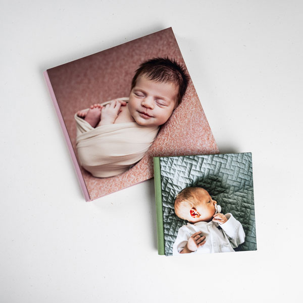 Fotokniha s měkkou fotkou & semiš Chamel