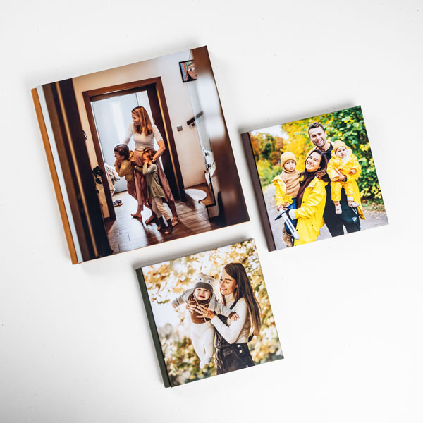 Fotokniha s měkkou fotkou & semiš Chamel