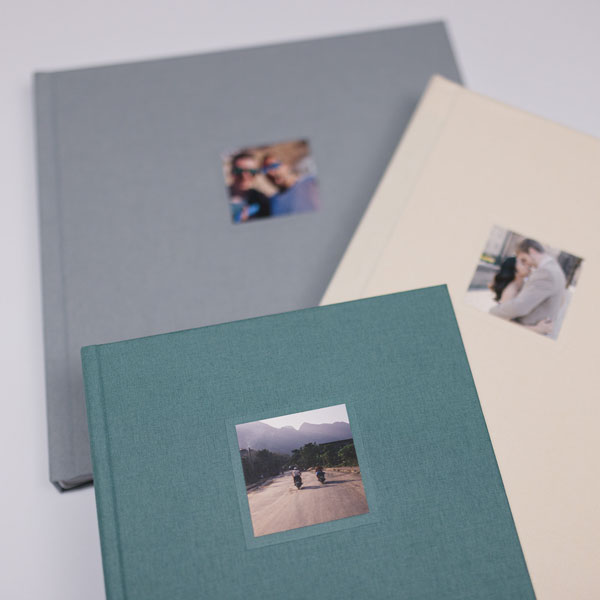 Fotokniha s minifotkou & plátno Calandré
