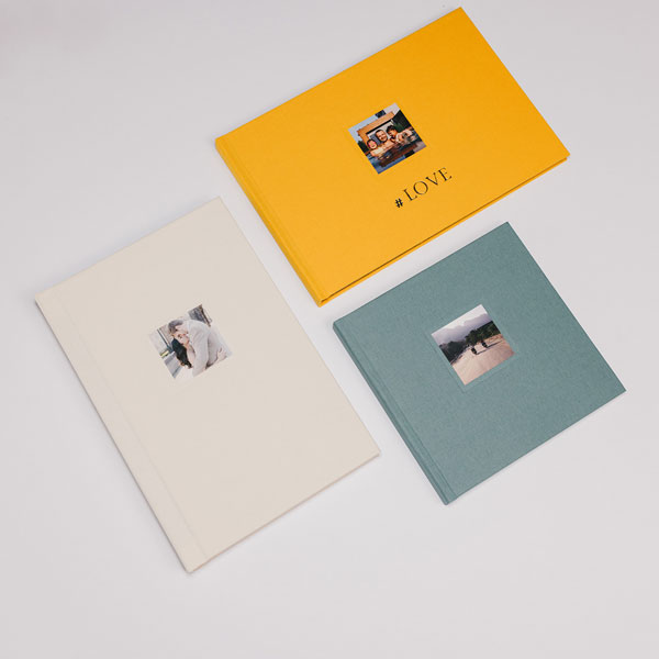 Fotokniha s minifotkou & plátno Calandré