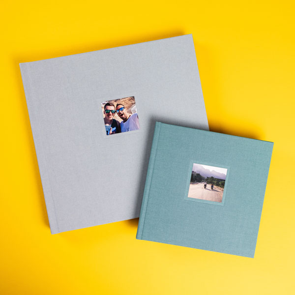 Fotokniha s minifotkou & plátno Calandré