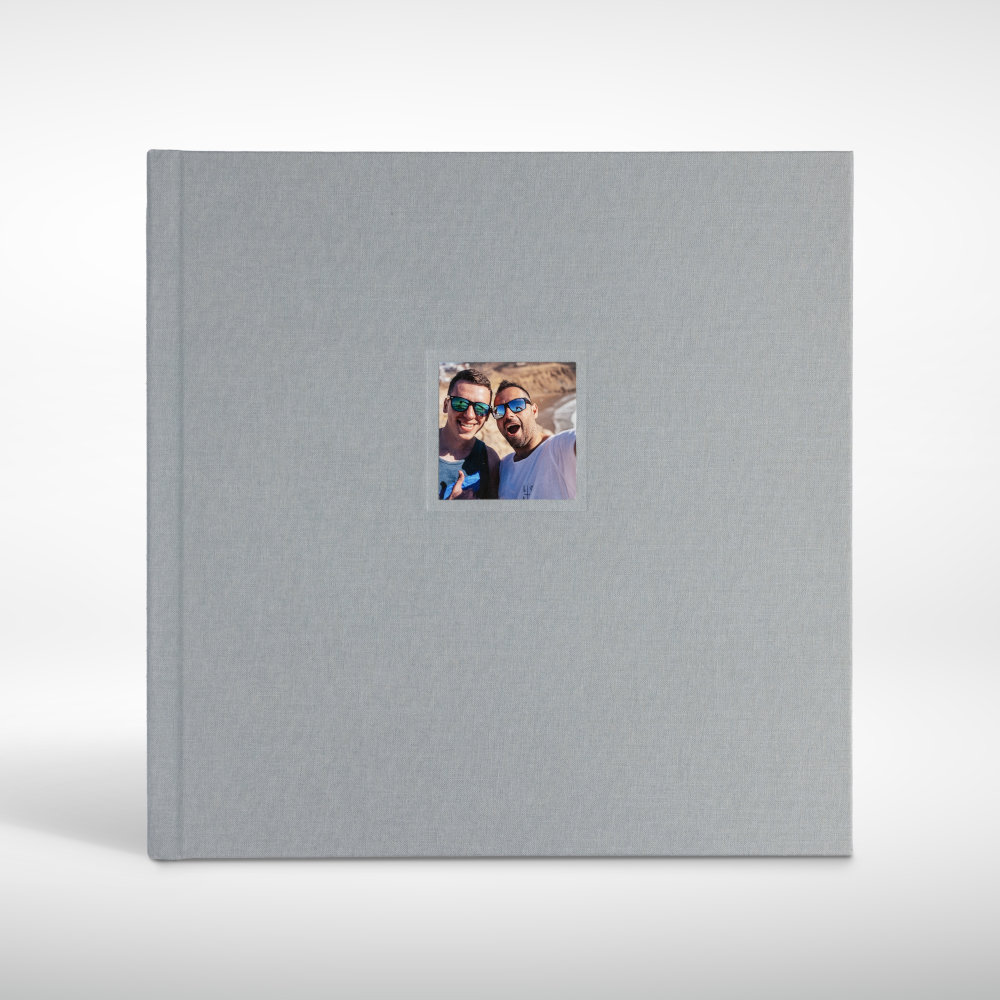 Fotokniha s minifotkou & plátno Calandré