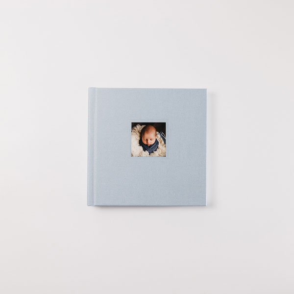 Fotokniha s minifotkou & perleťové plátno
