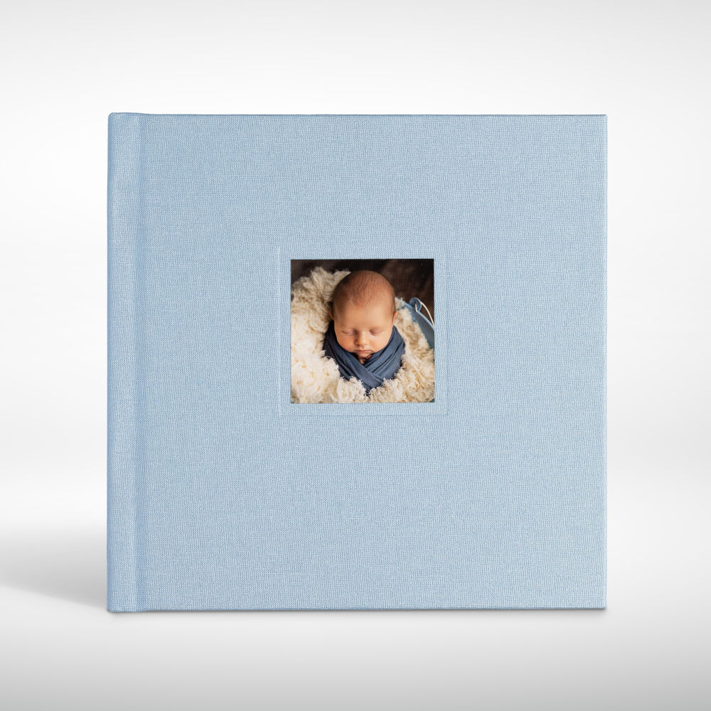 Fotokniha s minifotkou & perleťové plátno