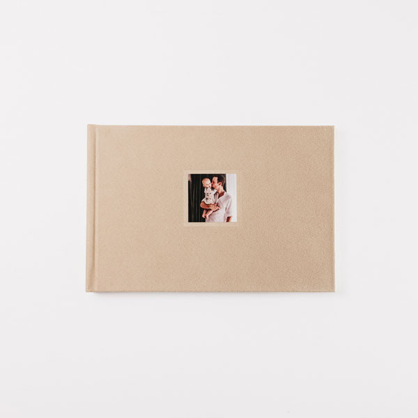 Fotokniha s minifotkou & semiš Chamel