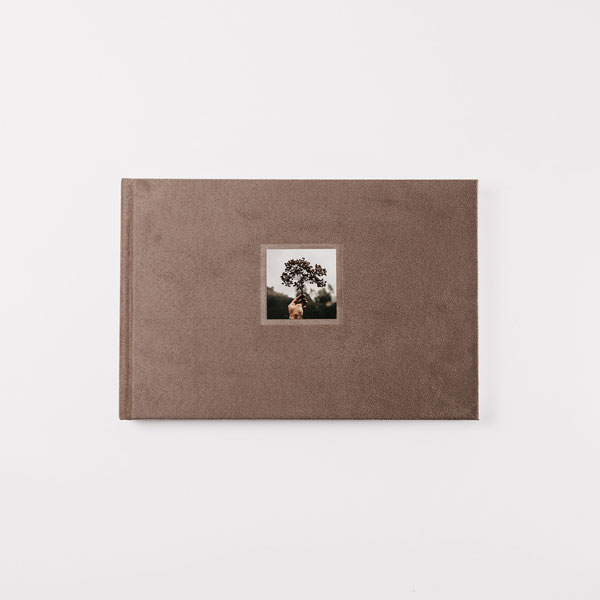 Fotokniha s minifotkou & semiš Chamel