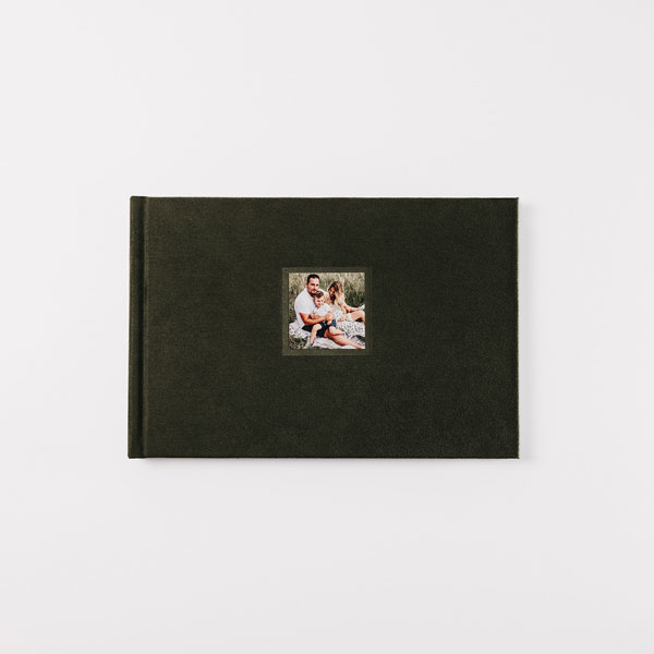 Fotokniha s minifotkou & semiš Chamel