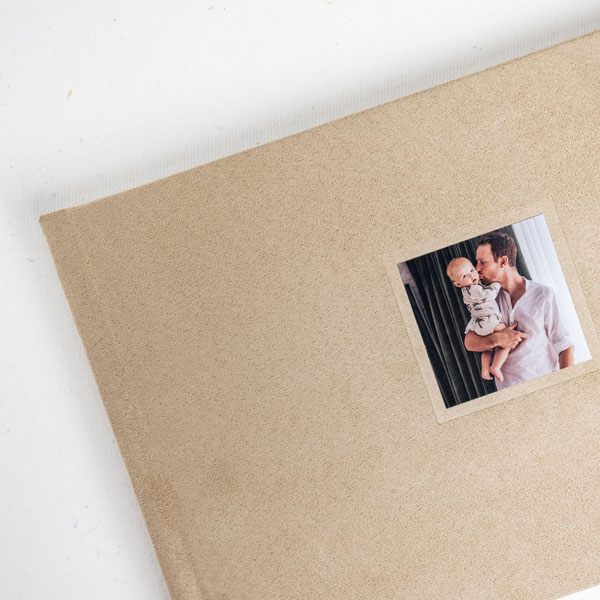 Fotokniha s minifotkou & semiš Chamel