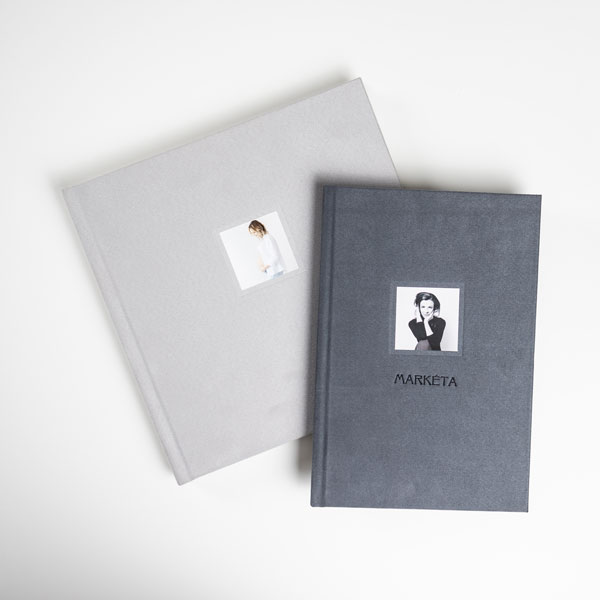Fotokniha s minifotkou & semiš Chamel