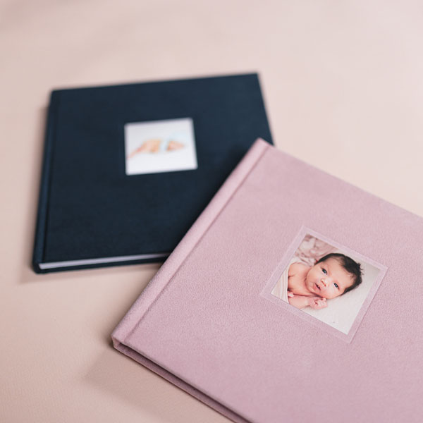Fotokniha s minifotkou & semiš Chamel