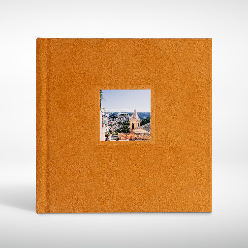 Fotokniha s minifotkou & semiš Chamel