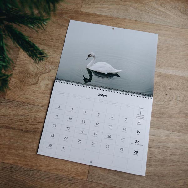 Nástěnný dvoudílný fotokalendář 2026