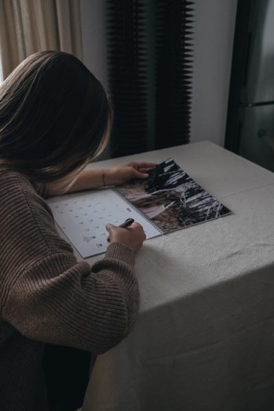 Nástěnný dvoudílný fotokalendář