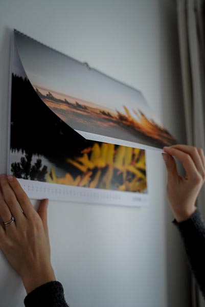Nástěnný měsíční fotokalendář