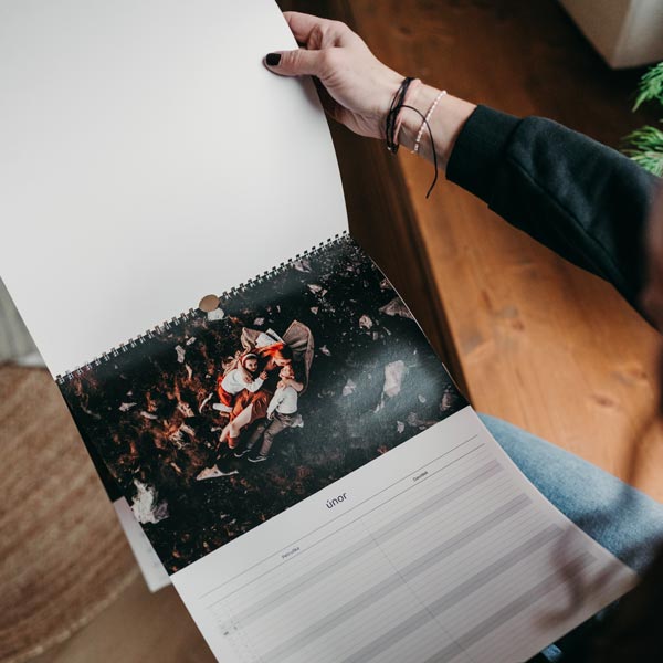 Nástěnný rodinný fotokalendář 2026