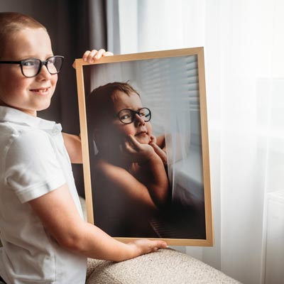 Foto v rámu bez pasparty