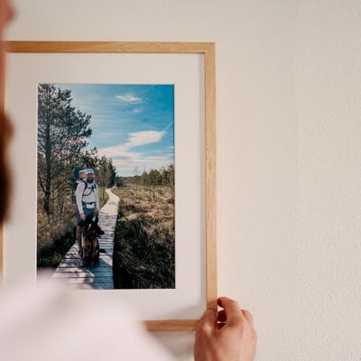 Foto v rámu s paspartou