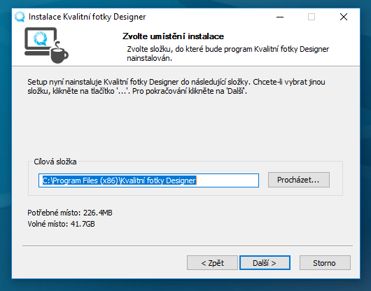 Krok 6 - návod na instalaci programu
